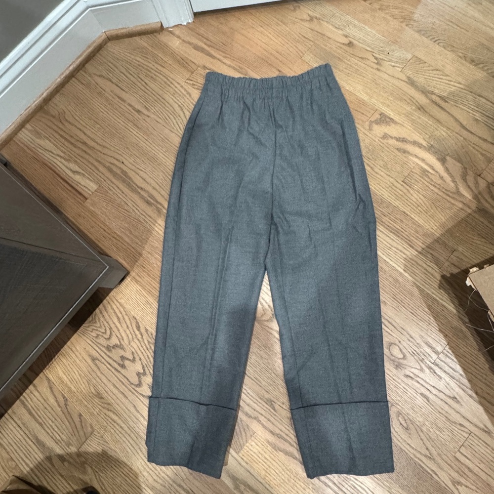 Zara pull on crop, cuffed trouser